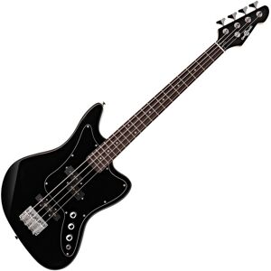 Seattle Short Scale Bass Guitar by Gear4music Black Seattle Short Scale Bass Guitar by Gear4music Black