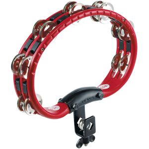Meinl Percussion ABS Steel Jingle Tambourine Mountable TMT2R Red Meinl Percussion ABS Steel Jingle Tambourine Mountable TMT2R Red