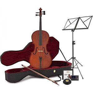 Student Full Size Cello Beginner Pack by Gear4music Natural Student Full Size Cello Beginner Pack by Gear4music Natural
