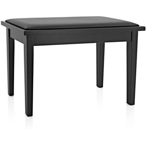 Duet Piano Stool with Storage by Gear4music Matte Black Duet Piano Stool with Storage by Gear4music Matte Black