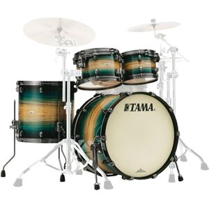TAMA Starclassic Maple 22" 4pc Shell Pack Emerald Walnut Burst TAMA Starclassic Maple 22" 4pc Shell Pack Emerald Walnut Burst