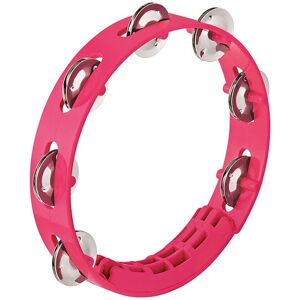 Nino by Meinl 8" ABS Tambourine 1 row Strawberry Pink Nino by Meinl 8" ABS Tambourine 1 row Strawberry Pink