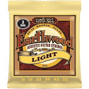 Ernie Ball 3004 Earthwood Light (3 Set Pack) 11-52 Ernie Ball 3004 Earthwood Light (3 Set Pack) 11-52