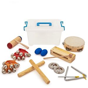 Shake and Jingle 9 Piece Kids Percussion Set by Gear4music Shake and Jingle 9 Piece Kids Percussion Set by Gear4music