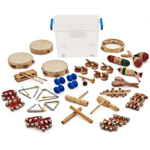 36pc KS2 Drum and Jingle Classroom Percussion Set by Gear4music 36pc KS2 Drum and Jingle Classroom Percussion Set by Gear4music
