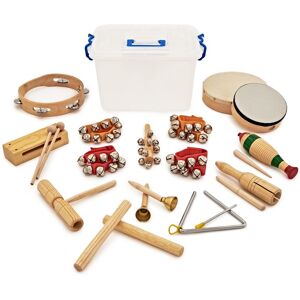 15pc KS2 Drum and Jingle Classroom Percussion Set by Gear4music 15pc KS2 Drum and Jingle Classroom Percussion Set by Gear4music