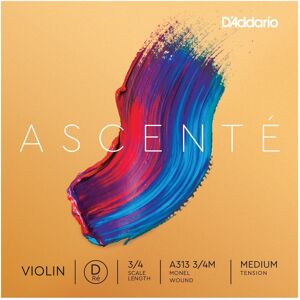 DAddario Ascenté Violin D String 3/4 Size Medium DAddario Ascenté Violin D String 3/4 Size Medium
