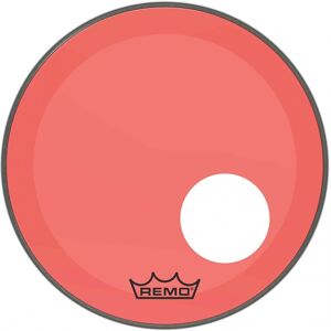 Remo Powerstroke 3 Colortone Red 18 Ported Bass Drum Head Remo Powerstroke 3 Colortone Red 18 Ported Bass Drum Head