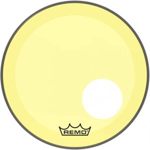 Remo Powerstroke 3 Colortone Yellow 20 Ported Bass Drum Head Remo Powerstroke 3 Colortone Yellow 20 Ported Bass Drum Head