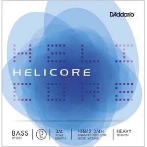 DAddario Helicore Hybrid Double Bass D String 3/4 Size Heavy DAddario Helicore Hybrid Double Bass D String 3/4 Size Heavy
