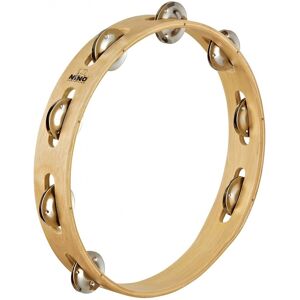 Nino by Meinl 10" Wood Tambourine 1 row Nino by Meinl 10" Wood Tambourine 1 row