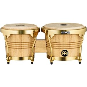 Meinl Percussion Wood Bongos Natural Gold Tone Hardware Meinl Percussion Wood Bongos Natural Gold Tone Hardware