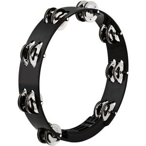 Meinl 2 Row Tour Tambourine Steel Jingles Black Meinl 2 Row Tour Tambourine Steel Jingles Black