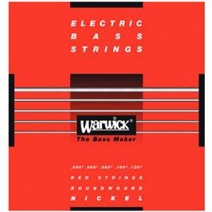 Warwick 46300 Red Label Medium-Light Bass Strings (40-130) 5-String Warwick 46300 Red Label Medium-Light Bass Strings (40-130) 5-String