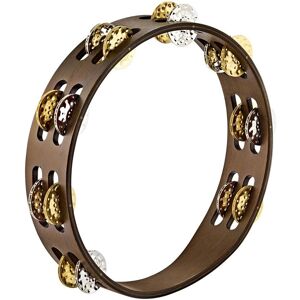 Meinl 2 Row Vintage Tambourine Hammered jingles Walnut Brown Meinl 2 Row Vintage Tambourine Hammered jingles Walnut Brown