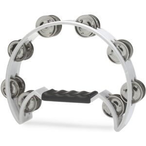 Stagg Cutaway Tambourine 16 Jingles White Stagg Cutaway Tambourine 16 Jingles White