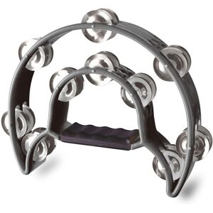 Stagg Cutaway Tambourine 20 Jingles Black Stagg Cutaway Tambourine 20 Jingles Black