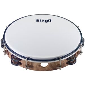 Stagg 12" Tambourine - Two Jingles Wood Finish Stagg 12" Tambourine - Two Jingles Wood Finish