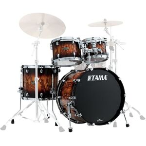 TAMA Starclassic Walnut/Birch 22 4pc Shell Pack Molten Brown Burst TAMA Starclassic Walnut/Birch 22 4pc Shell Pack Molten Brown Burst
