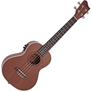 Sapele Tenor Electro-Ukulele by Gear4music Sapele Tenor Electro-Ukulele by Gear4music