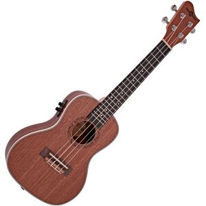 Sapele Concert Electro-Ukulele by Gear4music Sapele Concert Electro-Ukulele by Gear4music