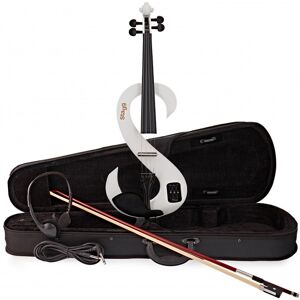 Stagg S-Shaped Electric Violin Outfit White Stagg S-Shaped Electric Violin Outfit White