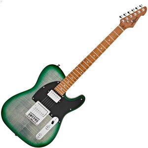 Knoxville Select Electric Guitar HH By Gear4music Trans Green Knoxville Select Electric Guitar HH By Gear4music Trans Green