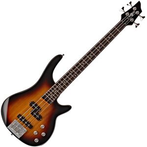 Chicago Short Scale Bass Guitar by Gear4music Sunburst - Nearly New Chicago Short Scale Bass Guitar by Gear4music Sunburst - Nearly New