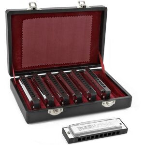 Blues Harmonica Set by Gear4music Blues Harmonica Set by Gear4music