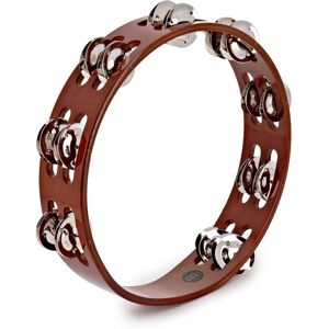Meinl Percussion Tambourine Steel Jingles African Brown TA2AB Meinl Percussion Tambourine Steel Jingles African Brown TA2AB