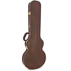 Deluxe Fitted Electric Guitar Case by Gear4music Brown Deluxe Fitted Electric Guitar Case by Gear4music Brown