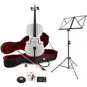 Student 1/2 Size Cello Beginner Pack by Gear4music White Student 1/2 Size Cello Beginner Pack by Gear4music White