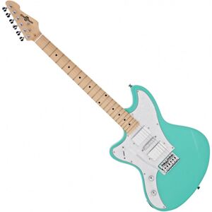 Seattle Left Handed Electric Guitar by Gear4music Seafoam Green Seattle Left Handed Electric Guitar by Gear4music Seafoam Green