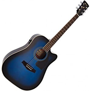 Ibanez PF15ECE Electro Acoustic Trans Blue Burst Ibanez PF15ECE Electro Acoustic Trans Blue Burst
