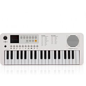 Gear4Music VISIONKEY-1 37 Key Portable Mini Keyboard White Gear4Music VISIONKEY-1 37 Key Portable Mini Keyboard White