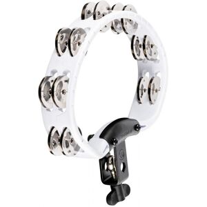 Meinl Headliner Mountable ABS Tambourine Dual Row Steel Jingles White Meinl Headliner Mountable ABS Tambourine Dual Row Steel Jingles White