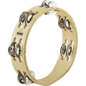 Nino by Meinl 8" Wood Tambourine 2 rows Nino by Meinl 8" Wood Tambourine 2 rows