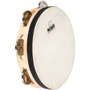 Nino by Meinl 8" Headed Wood Tambourine 1 row Nino by Meinl 8" Headed Wood Tambourine 1 row