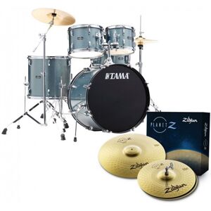 TAMA Stagestar 20" 5pc Drum Kit w/Zildjian Cymbals Blue Mist TAMA Stagestar 20" 5pc Drum Kit w/Zildjian Cymbals Blue Mist