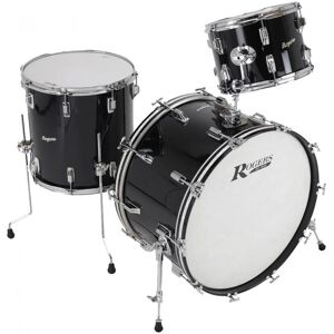 Rogers Drums Rogers Powertone 24 3pc Shell Pack Piano Black with Inlay Rogers Drums Rogers Powertone 24 3pc Shell Pack Piano Black with Inlay