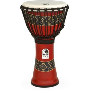 Toca Percussion Toca 10" Djembe Freestyle Rope Tuned Bali Red Toca Percussion Toca 10" Djembe Freestyle Rope Tuned Bali Red