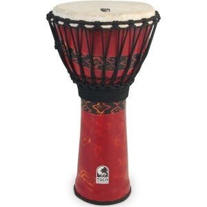 Toca Percussion Toca 12" Djembe Freestyle Rope Tuned Bali Red Toca Percussion Toca 12" Djembe Freestyle Rope Tuned Bali Red