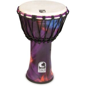 Toca Percussion Toca 9" Djembe Freestyle Rope Tuned Woodstock Purple Toca Percussion Toca 9" Djembe Freestyle Rope Tuned Woodstock Purple