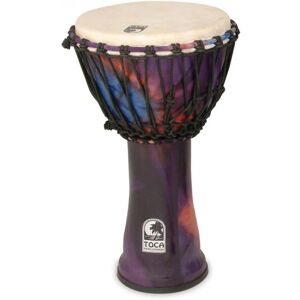 Toca Percussion Toca 12" Djembe Freestyle Rope Tuned Woodstock Purple Toca Percussion Toca 12" Djembe Freestyle Rope Tuned Woodstock Purple