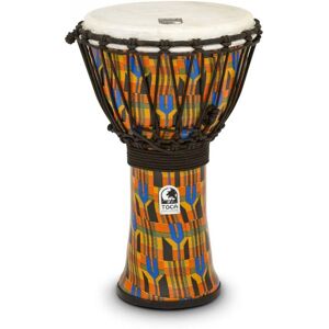 Toca Percussion Toca 9" Djembe Freestyle Rope Tuned Kente Cloth Toca Percussion Toca 9" Djembe Freestyle Rope Tuned Kente Cloth