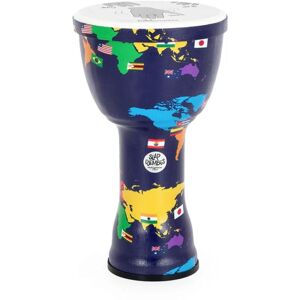 Percussion Plus Slap Djembe Pre-Tuned 8 inch Head World Map Percussion Plus Slap Djembe Pre-Tuned 8 inch Head World Map