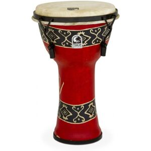 Toca Percussion Toca 9" Djembe Freestyle Mechanically Tuned Bali Red Toca Percussion Toca 9" Djembe Freestyle Mechanically Tuned Bali Red