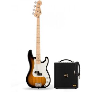 Squier Sonic Precision Bass MN 2 Color Sunburst & Eden Orbiter 8 Bass Combo Amp Squier Sonic Precision Bass MN 2 Color Sunburst & Eden Orbiter 8 Bass Combo Amp