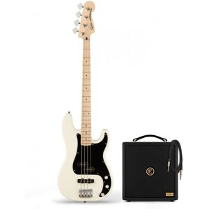 Squier Affinity Precision Bass PJ MN Olympic White & Eden Orbiter 8 Bass Combo Amp Squier Affinity Precision Bass PJ MN Olympic White & Eden Orbiter 8 Bass Combo Amp