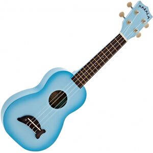 Kala Makala Dolphin Soprano Ukulele Light Blue Burst Kala Makala Dolphin Soprano Ukulele Light Blue Burst